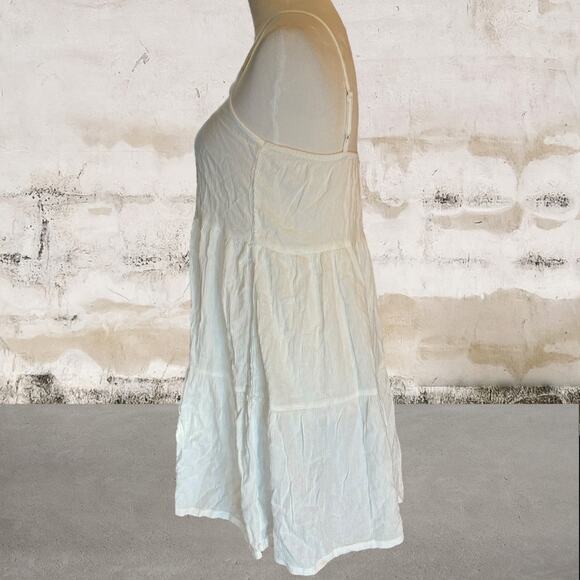 Nordstrom NWOT Girls White Tiered Cover-Up Dress-Size XL (14/16) - Picture 4 of 7